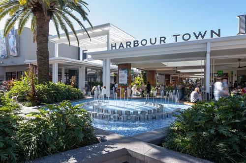 Harbour Town Premium Outlets shopping centre front image where ManCave Workwear is located.
