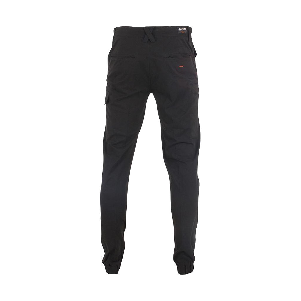 Jet Pilot Jet-Lite Cuffed Utility Pants - Black (Back)