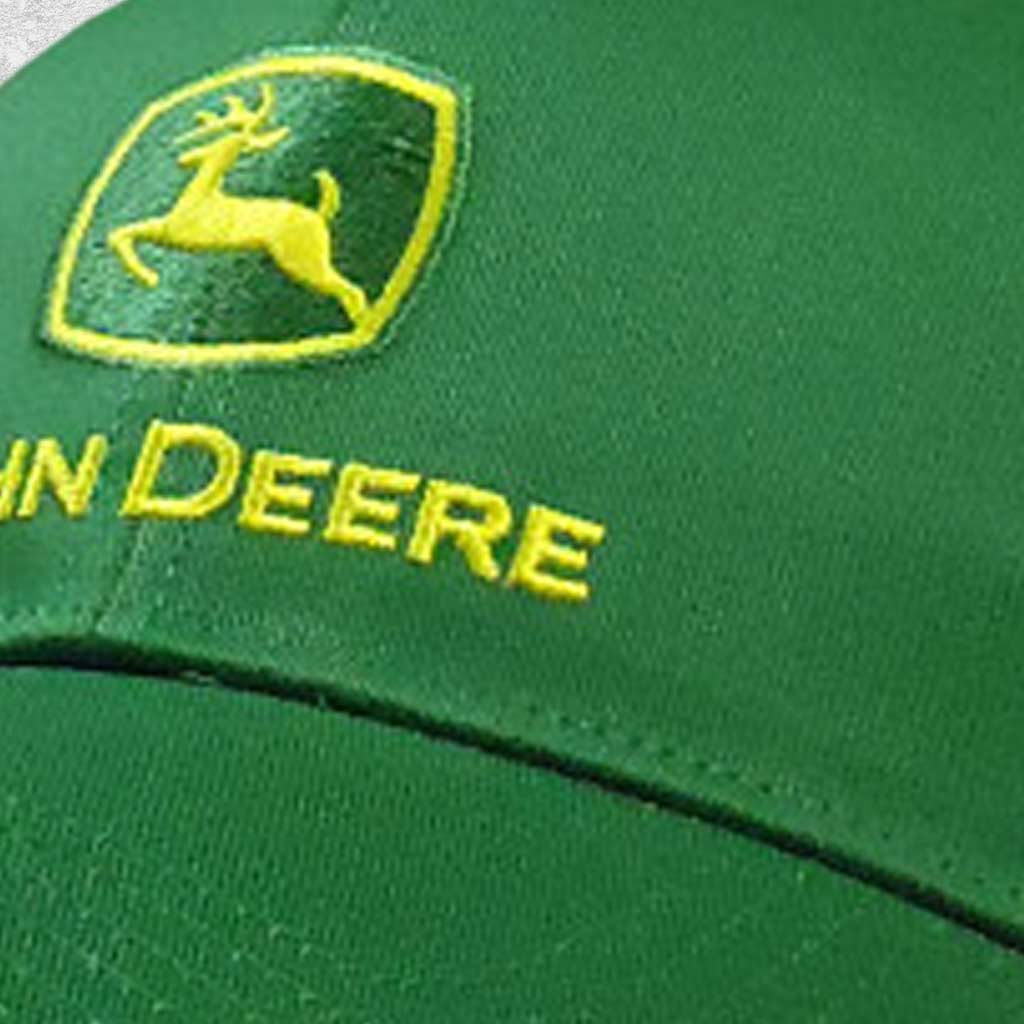 John Deere Logo 6 Panel Mesh Cap