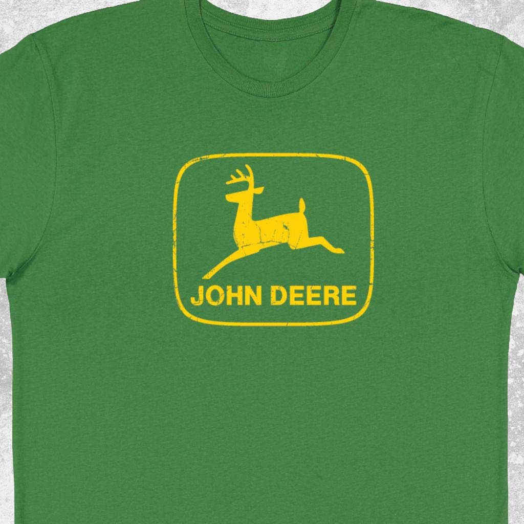 John Deere Green Vintage Logo Tee