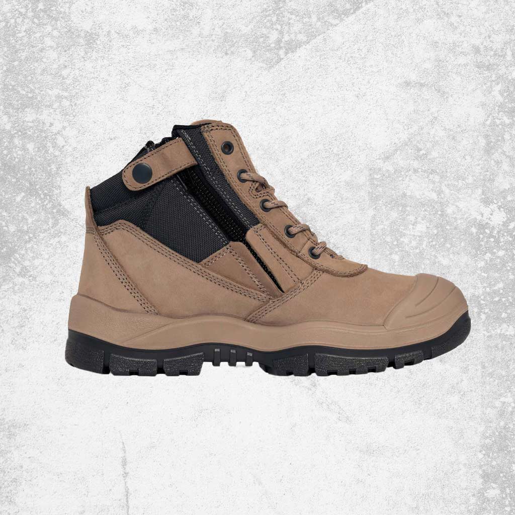 Mongrel 461060 ZipSider Boot with Scuff Cap - Stone