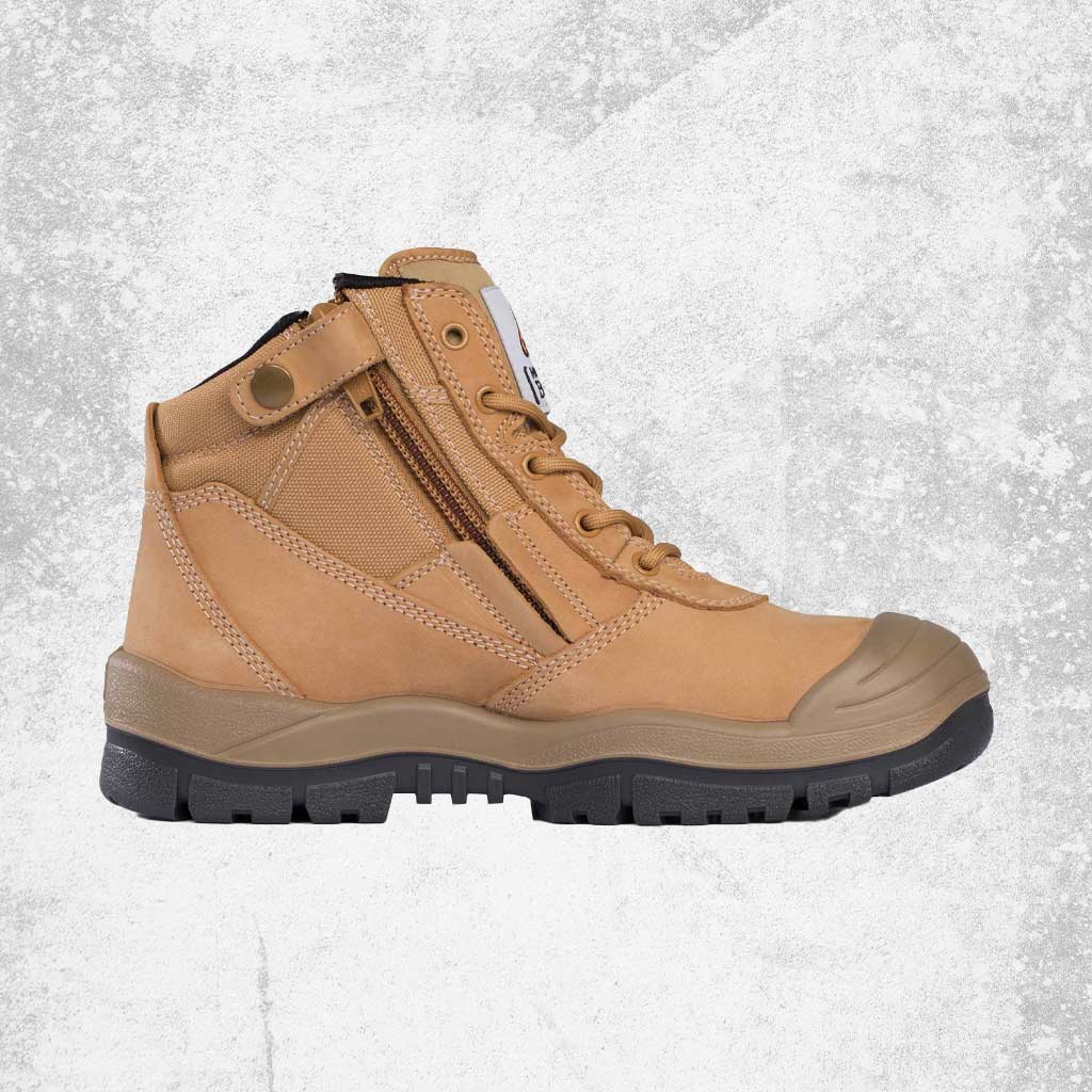 Mongrel 461050 ZipSider Boot with Scuff Cap - Wheat