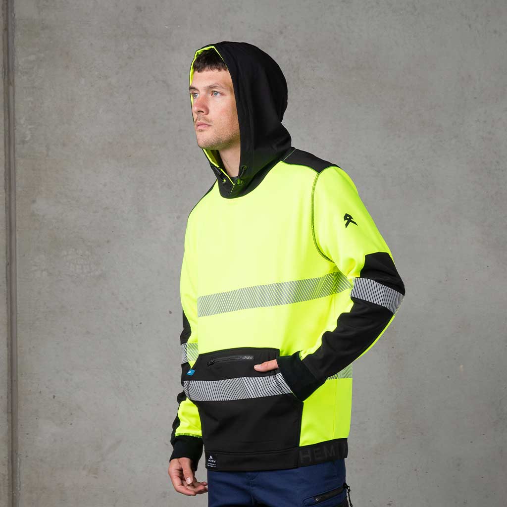 Anthem Taped Tech Hi Vis Hooded Sweatshirt