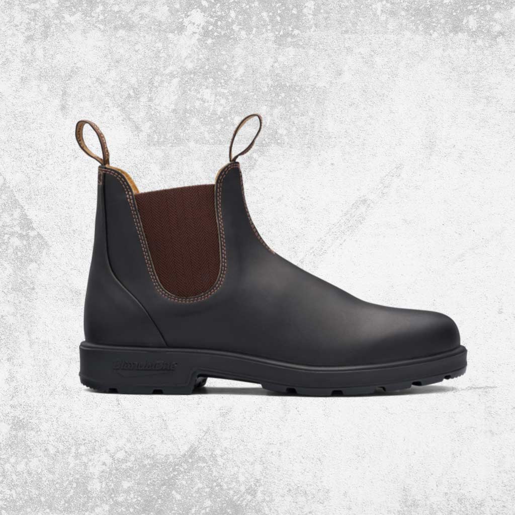 Blundstone 600 - Herringbone Elastic Side - V Cut boot