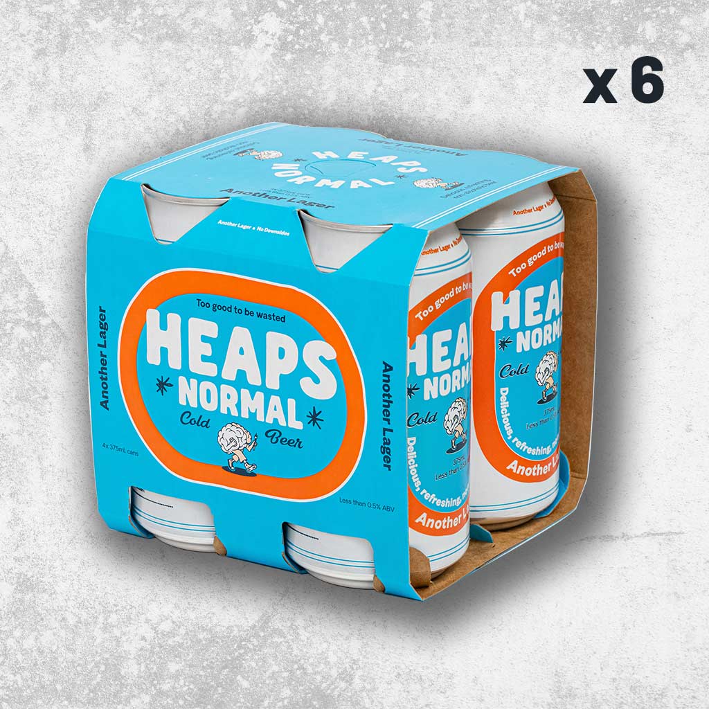 Heaps Normal Beer 24 x 375mL Carton