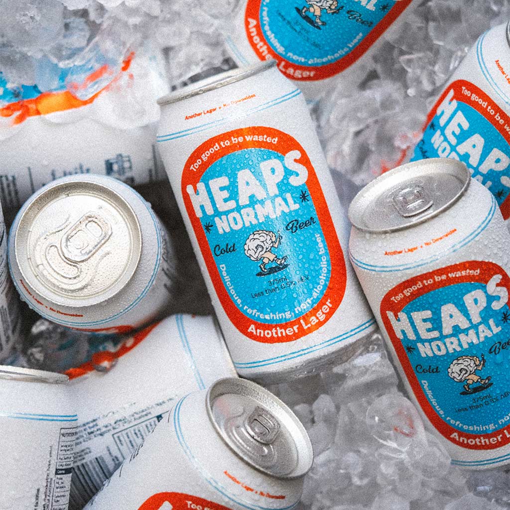 Heaps Normal Beer 4 x 375ml Cluster