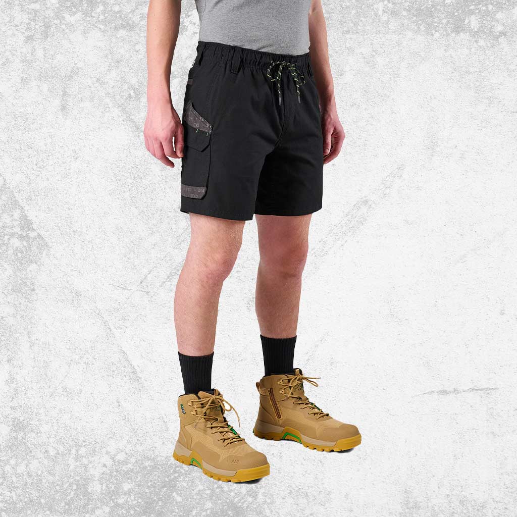 FXD WS-7 Elastic Waist Utility Ripstop Work Short