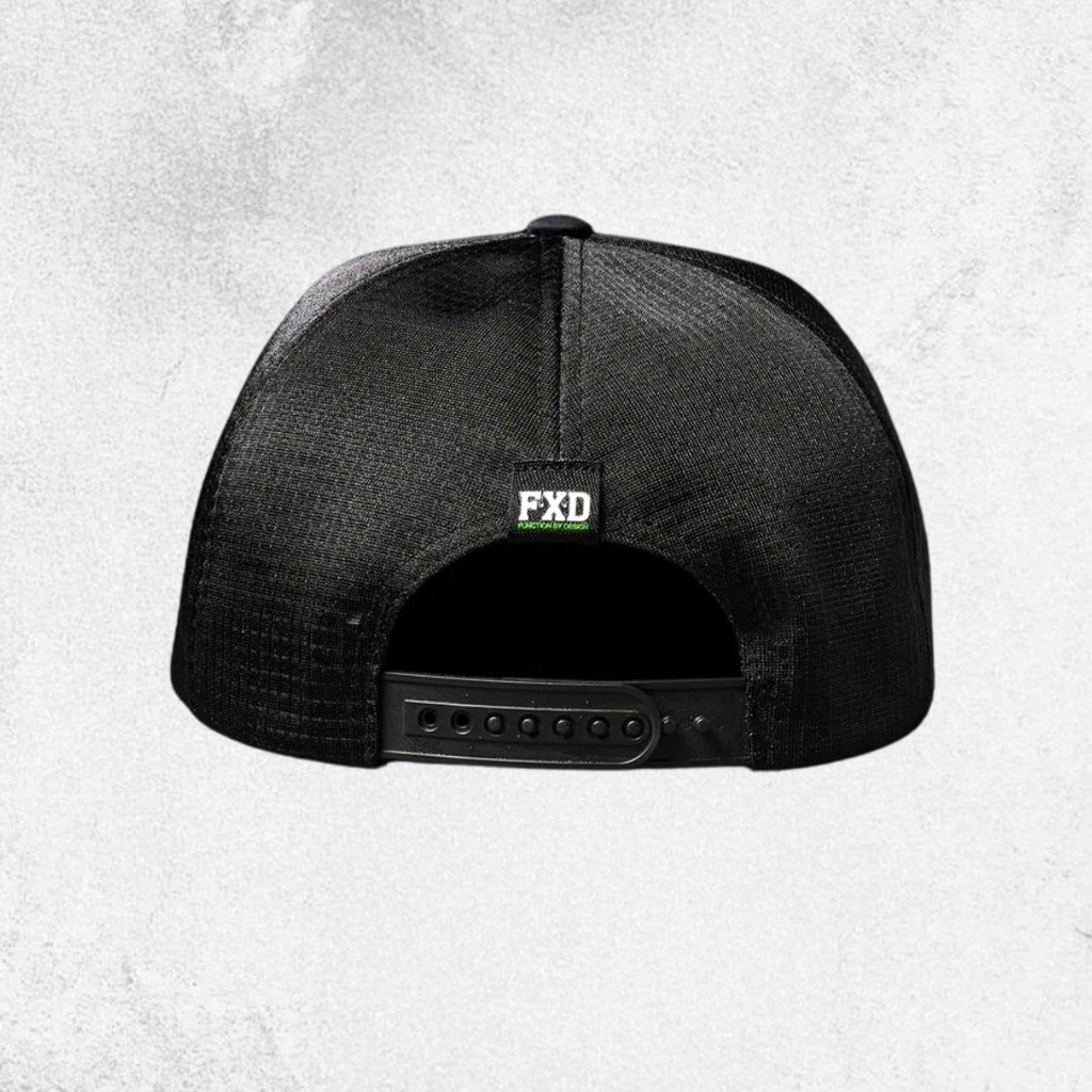 FXD CP-13 Trucker Cap Black Big Logo
