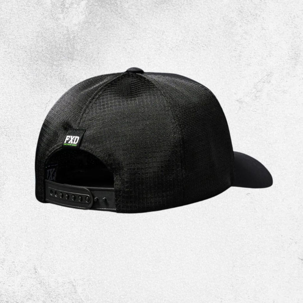 FXD CP-13 Trucker Cap Black Big Logo