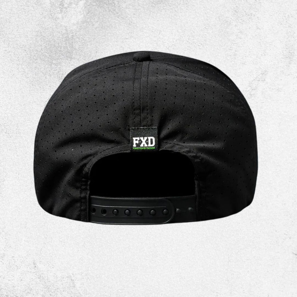 FXD CP-12 Tech Baseball Black Cap Big Logo