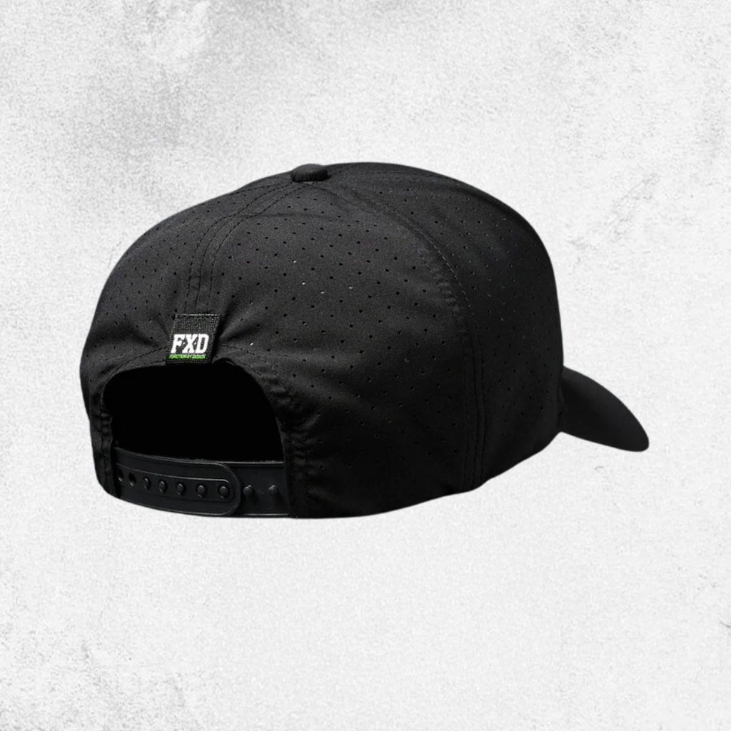 FXD CP-12 Tech Baseball Black Cap Big Logo