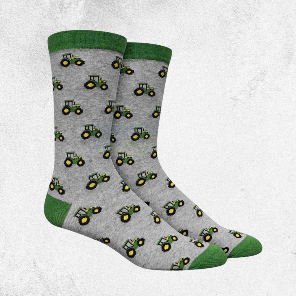 John Deere - 2 Pack - Tractor Row Fashion Socks