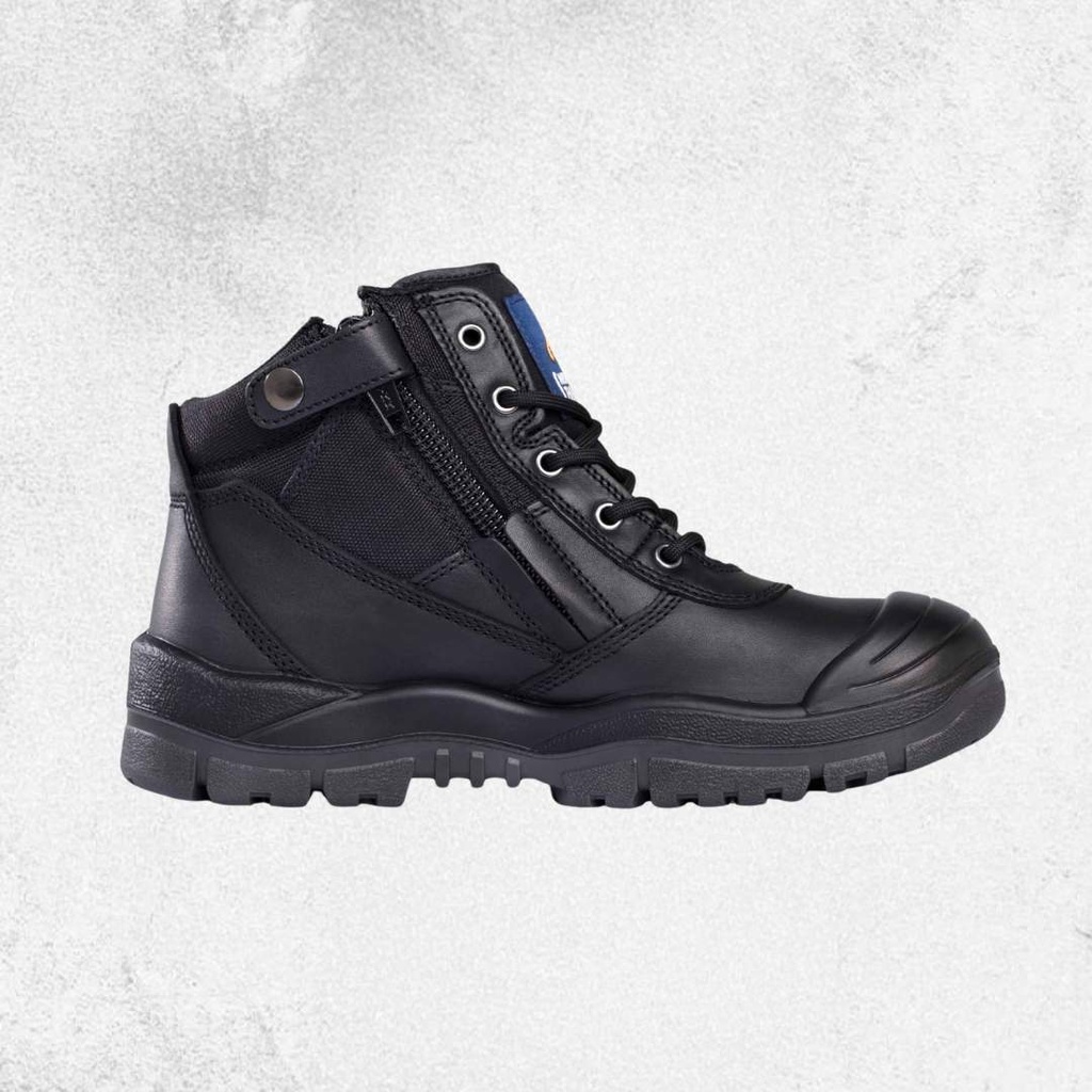 Mongrel 461020 - ZipSider Boot with Scuff Cap - Black
