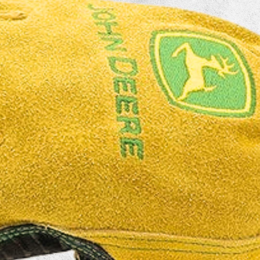 John Deere - Split Cowhide Leather Driver Gloves