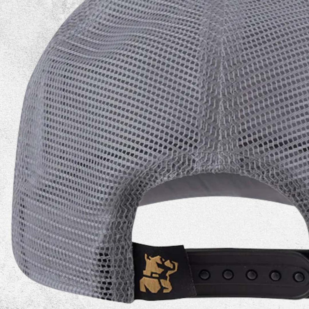 Mack Firm Flat Brim Foam Tri Colour Trucker