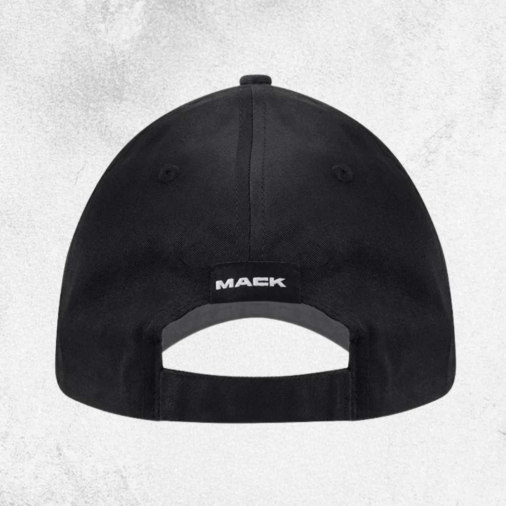 Mack Red Trim Curved Brim Baseball Cap