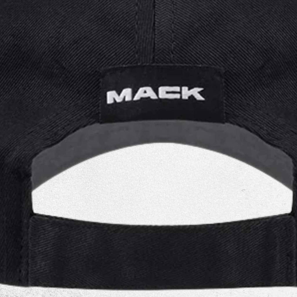 Mack Red Trim Curved Brim Baseball Cap
