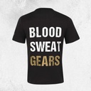Mack Cotton Crew Neck Short Sleeve T‑Shirt – Blood Sweat Gears