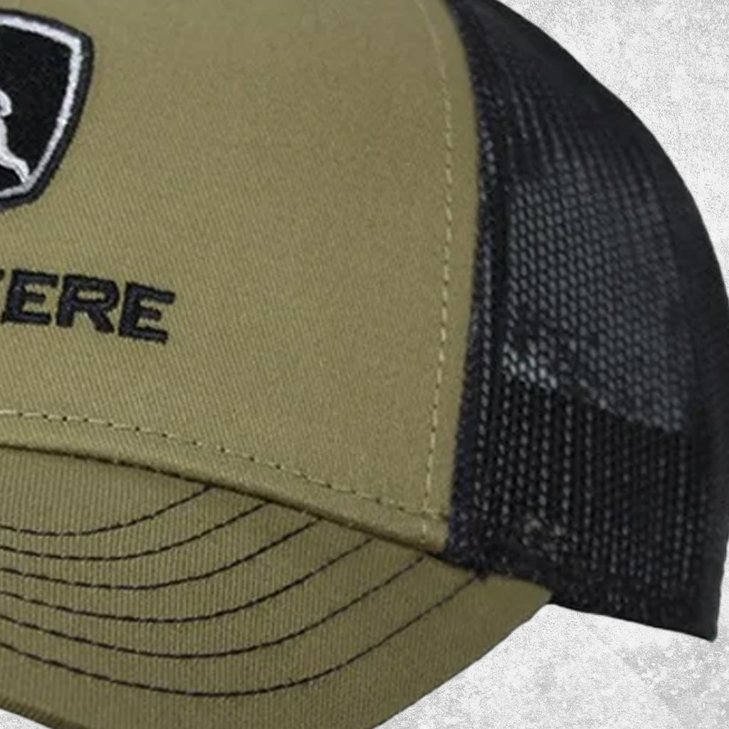 John Deere - Twill/ Trucker Mesh Cap - Olive