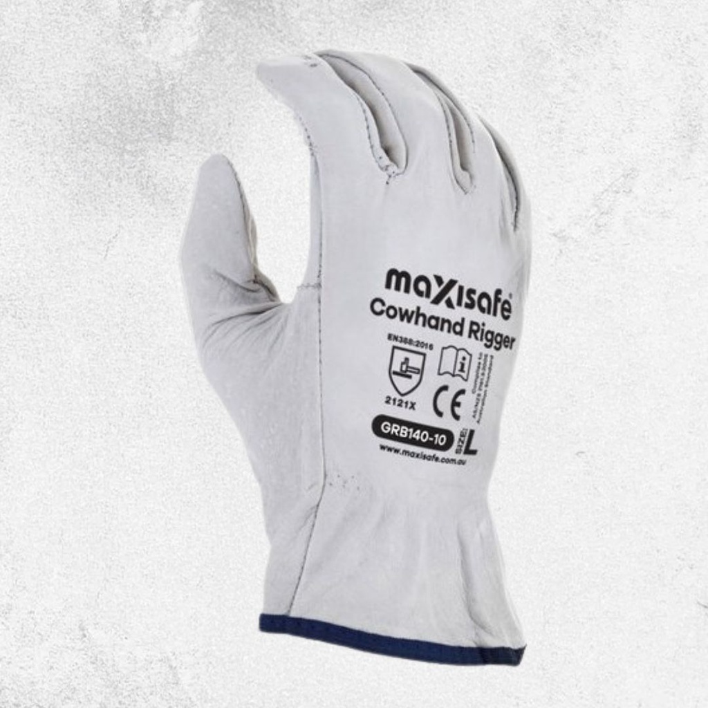 Maxisafe Natural Cow Grain Rigger Glove
