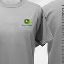 John Deere - Oxford Grey Logo Tee