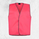 JB's Coloured Tricot Vest - Hot Pink