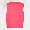 JB's Coloured Tricot Vest - Hot Pink