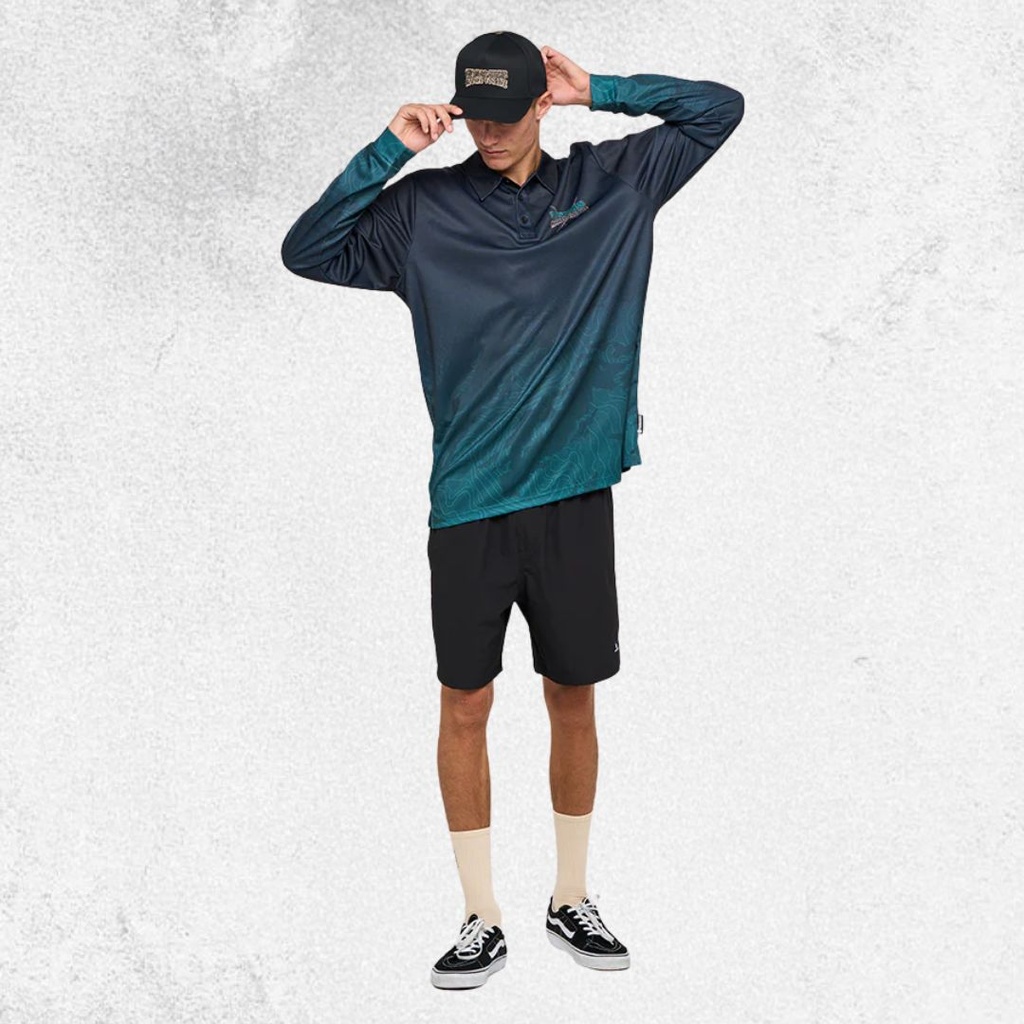 The Mad Hueys - Frothin Hooked For Life - UPF 50+ Fishing Jersey