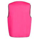 JB's Coloured Tricot Vest - Hot Pink Back