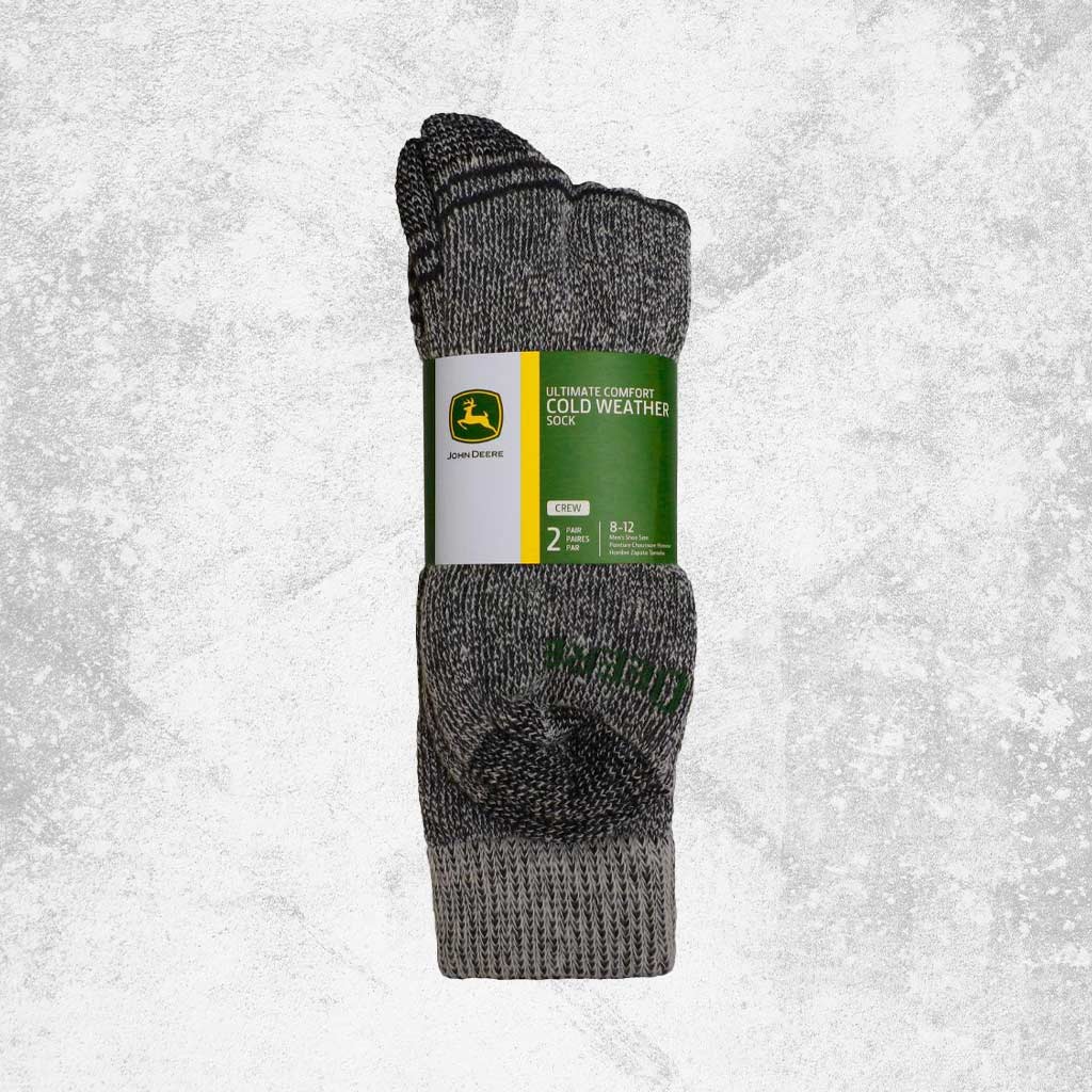 John Deere - JD Crew Cold Comfort Socks - 2 Pack