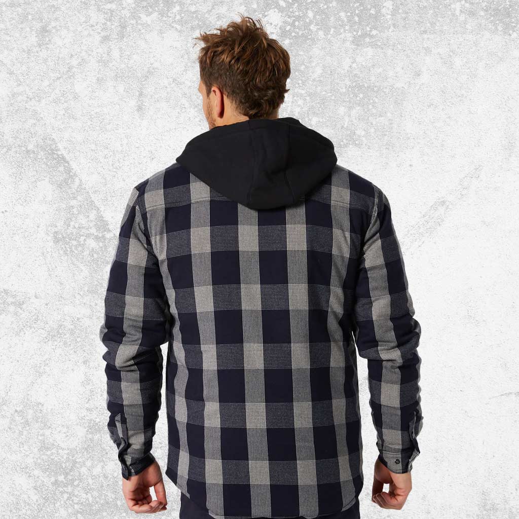 JetPilot Quilted Mens Flannel Jacket