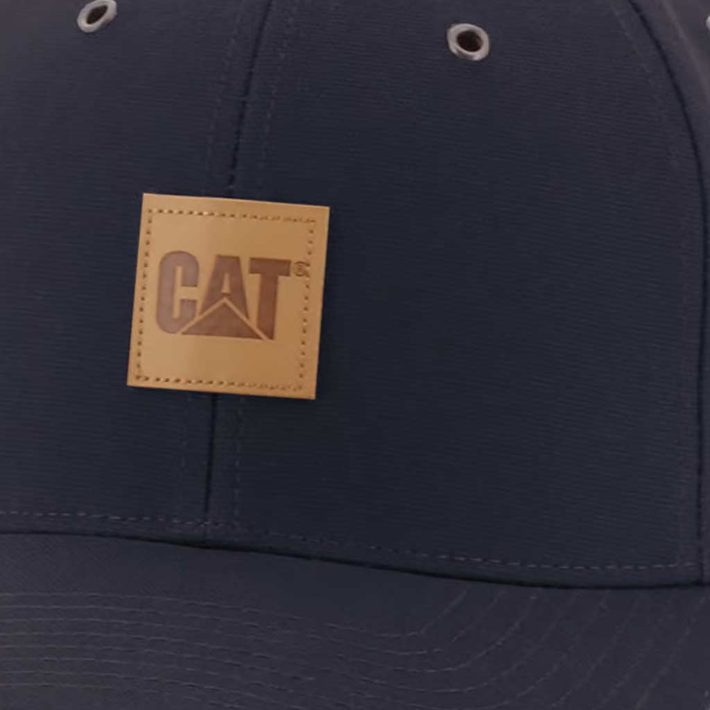 CAT Leather Patch Cap