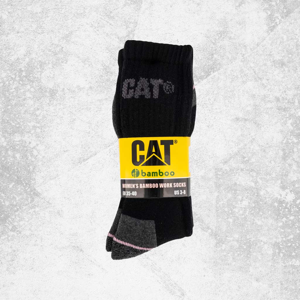 CAT Womens Bamboo 3pk Socks