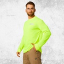 CAT Triton Block Hi-Vis L/S Tee