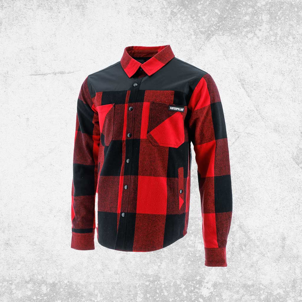 CAT Buffalo Check Insulated Shirt Jacket