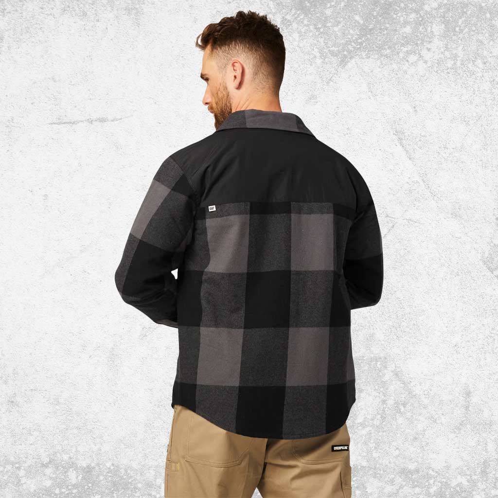 CAT Buffalo Check Insulated Shirt Jacket