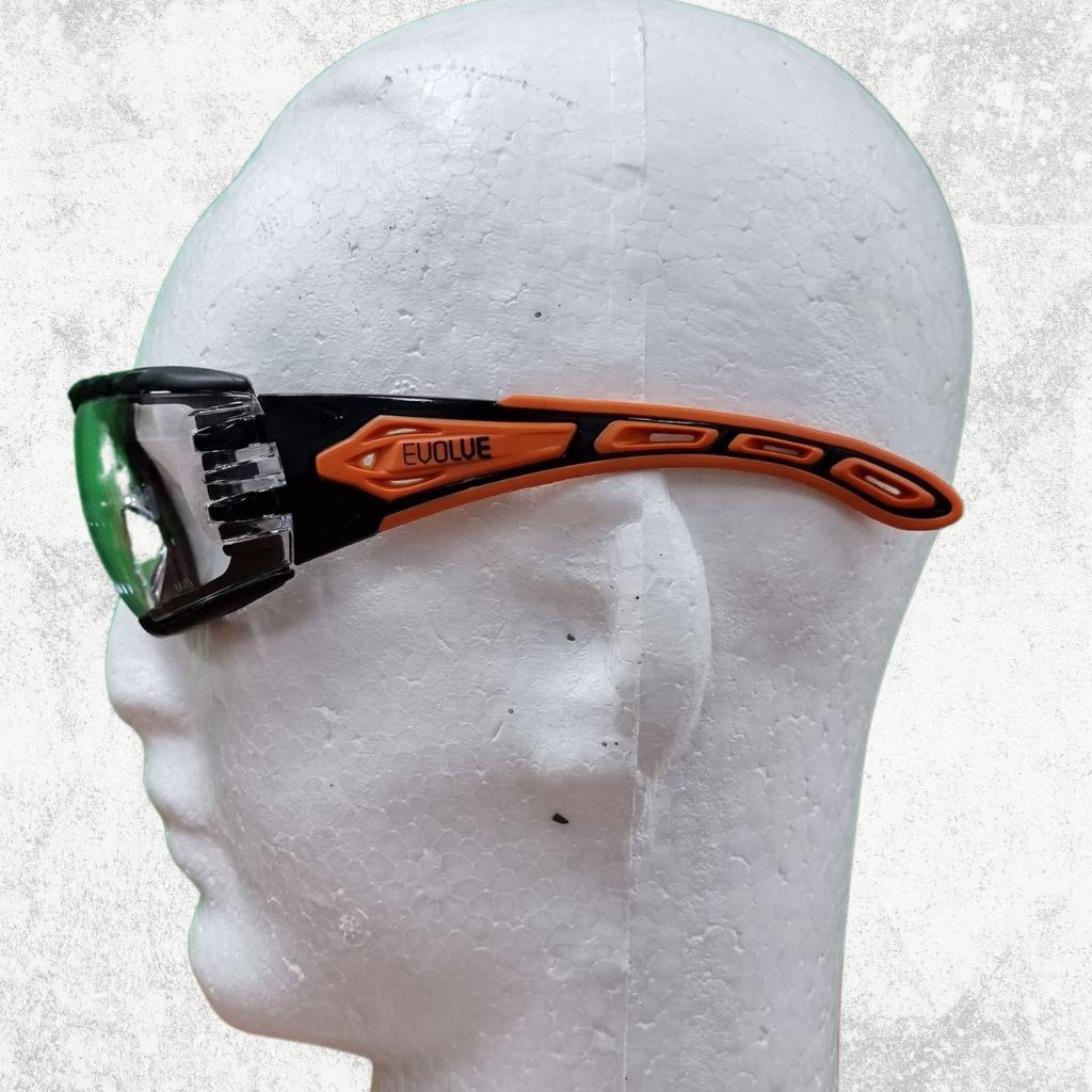 Maxisafe 'EVOLVE' Safety Glasses with Gasket & Headband