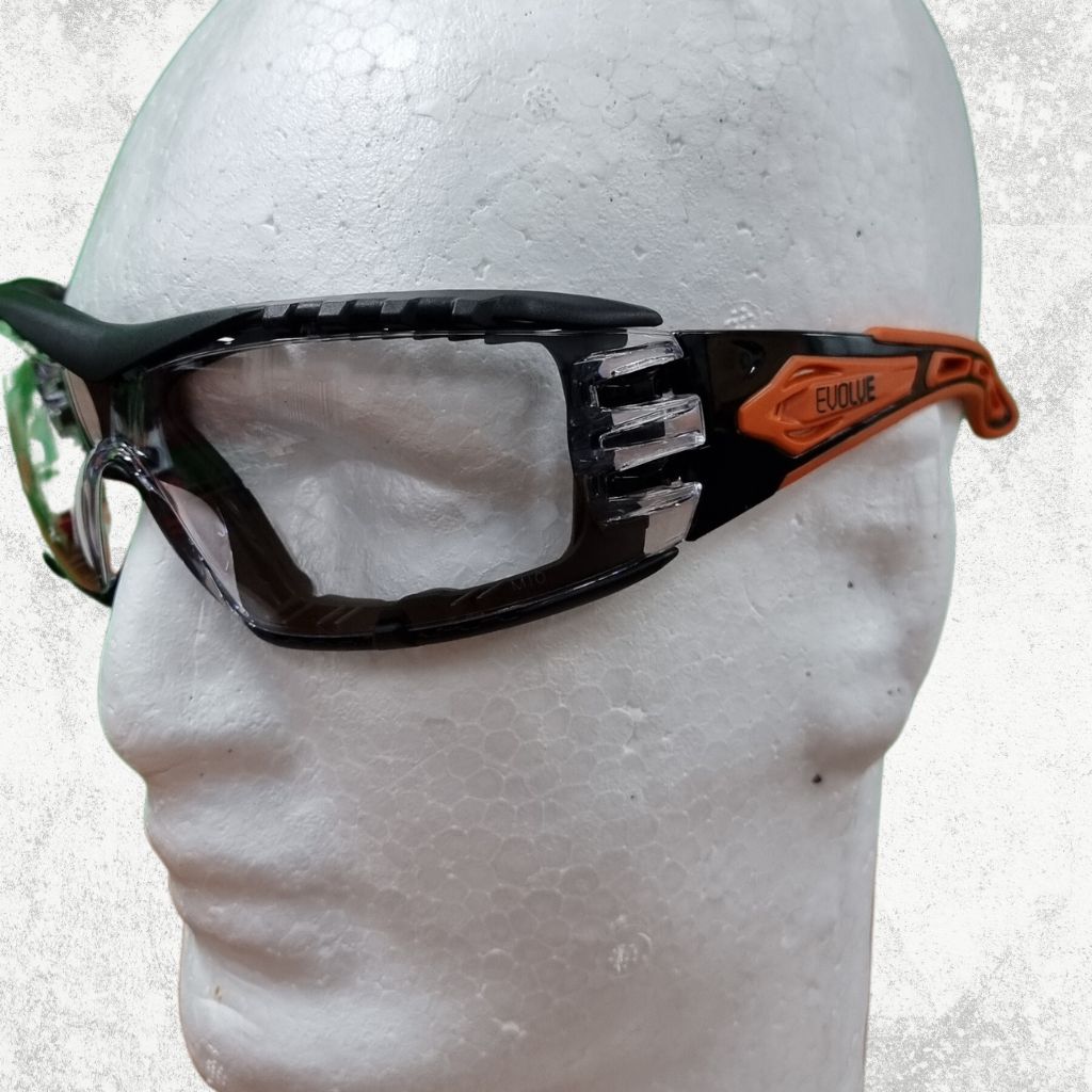 Maxisafe 'EVOLVE' Safety Glasses with Gasket & Headband