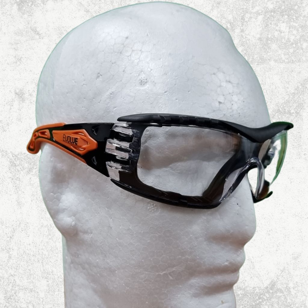 Maxisafe 'EVOLVE' Safety Glasses with Gasket & Headband