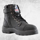 [312652.BLK] Steel Blue Argyle Zip Scuff Cap ST Boots (AU3, Black)