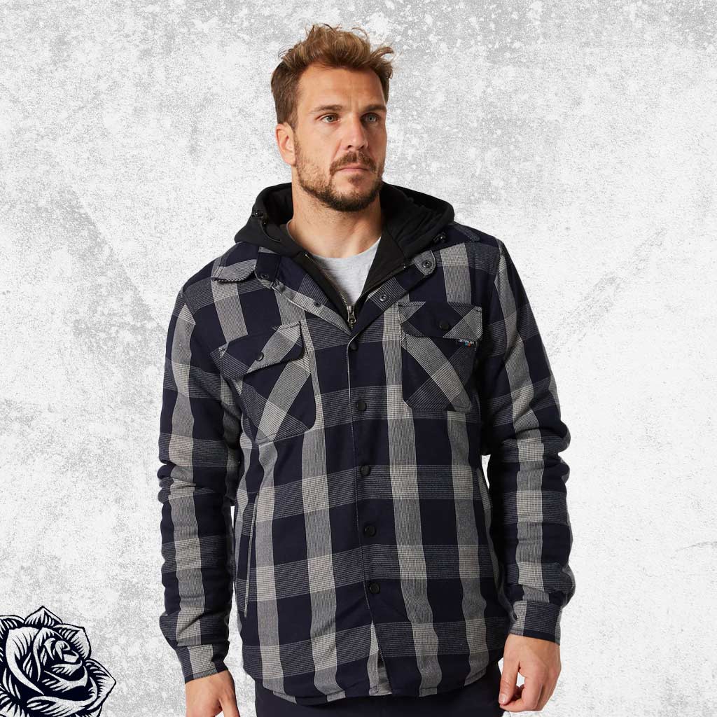 Jetpilot Quilted Men's Flannel Jacket