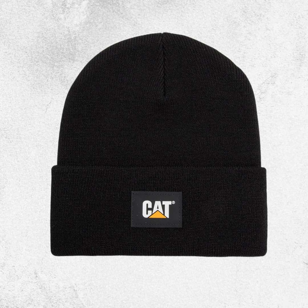 CAT Label Cuff Beanie