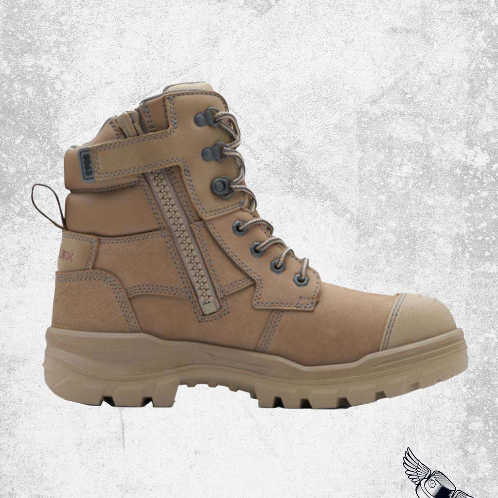 Blundstone 8060 & 8063 - Unisex RotoFlex WR Nubuck 150mm Zip Side Safety Boot
