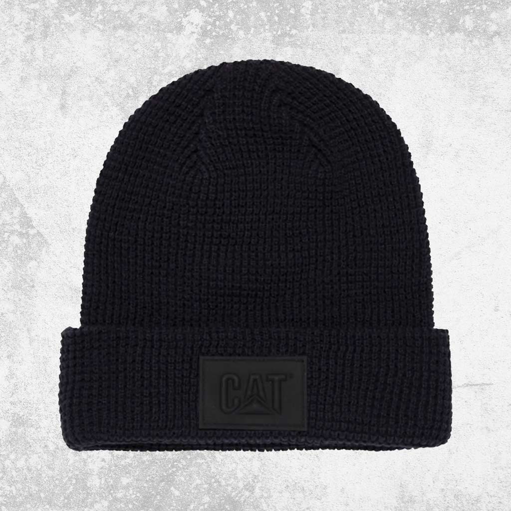 CAT Grid Knit Recycled Beanie