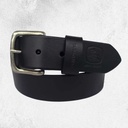 John Deere - 38mm Black Oil Tan Bridle Leather Belt