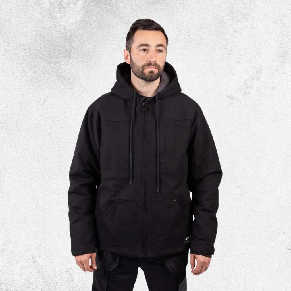 CAT Hooded Sherpa Lined Jacket