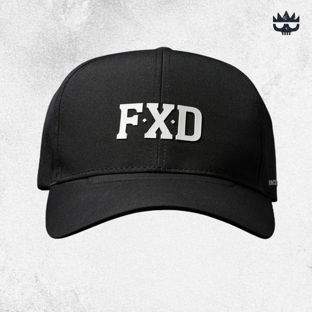 FXD CP-12 Tech Baseball Black Cap Big Logo