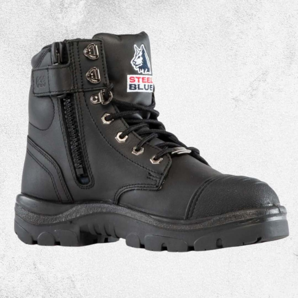 Steel Blue Argyle Zip Scuff Cap ST Boots Waterproof