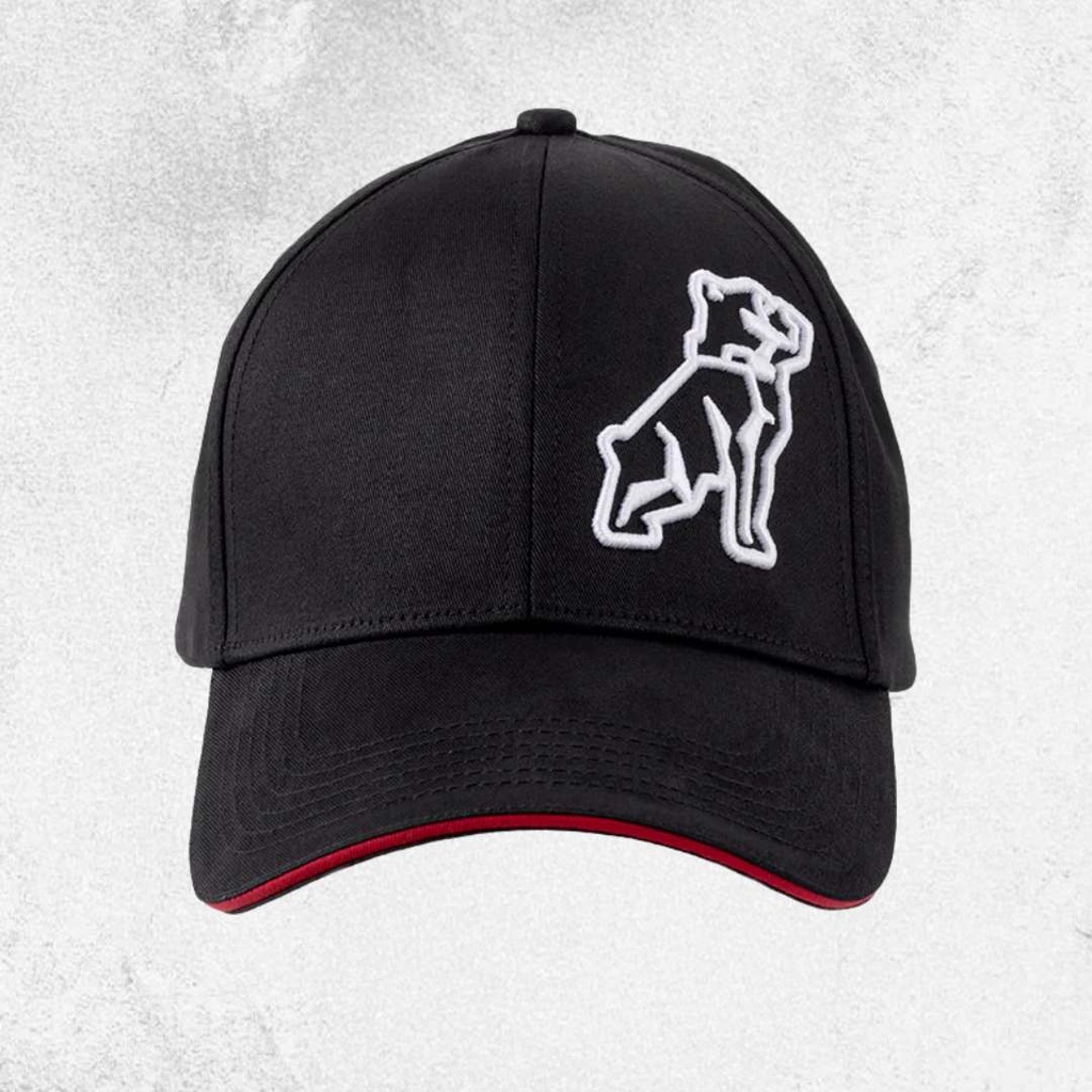 Mack Red Trim Curved Brim Baseball Cap
