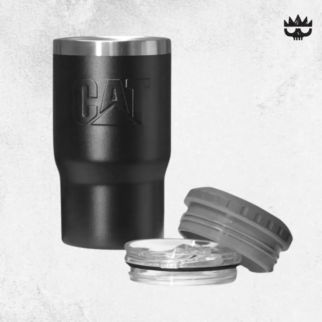 CAT Koozie Tumbler ManCave